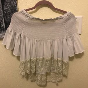 Women’s Vintage Lace Sleeveless Blouse